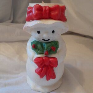 Vintage Retro 70's-80's Avon Mrs. Snowlight Bayberry Fragrance Candle Unused